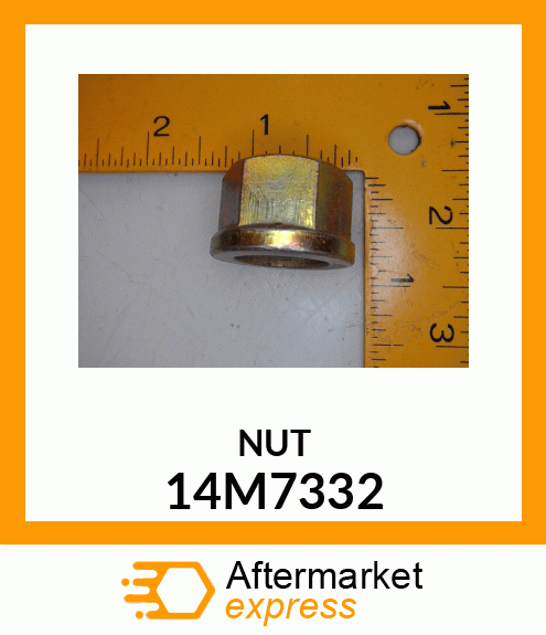 NUT, METRIC, HEX FLANGE 14M7332