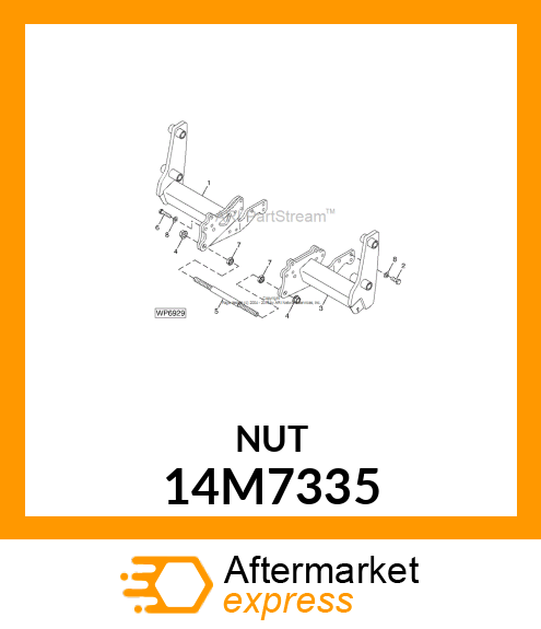 NUT, METRIC, THIN HEX 14M7335