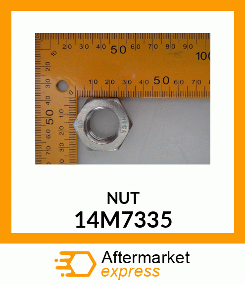 NUT, METRIC, THIN HEX 14M7335