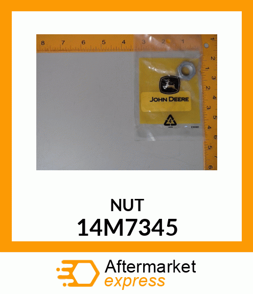 Spare part 14M7345 + NUT, METRIC, HEX