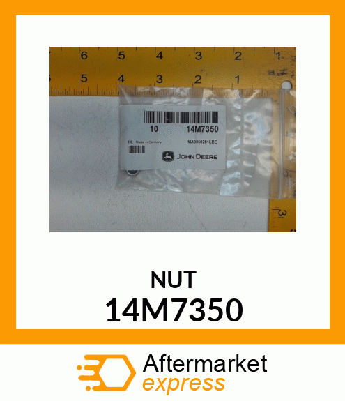 NUT, METRIC, HEX PREVAILING TORQUE 14M7350