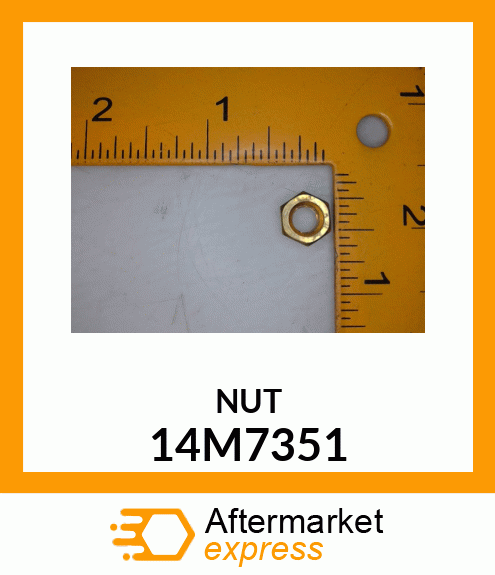 NUT, METRIC, HEX 14M7351