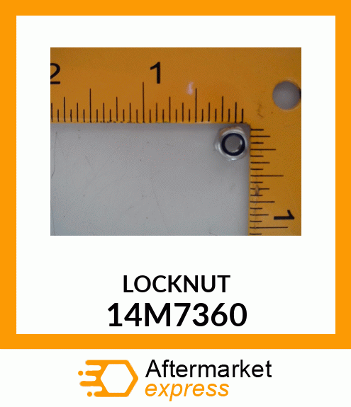 NUT, METRIC, HEX PREVAILING TORQUE 14M7360