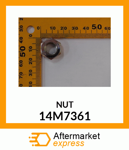 NUT, METRIC, THIN HEX 14M7361