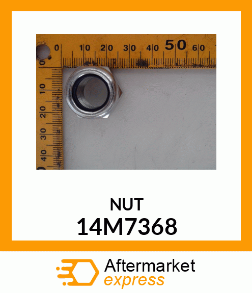 NUT, METRIC, HEX PREVAILING TORQUE 14M7368