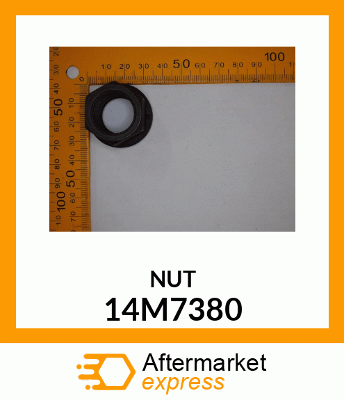 NUT, METRIC, HEX FLANGE 14M7380