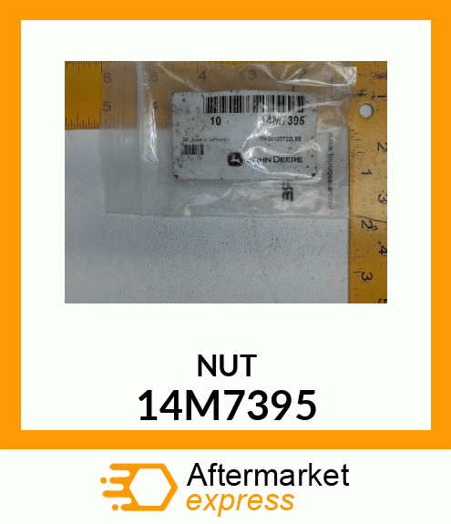 NUT, METRIC, THIN HEX CASTLE 14M7395