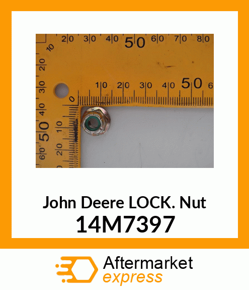 NUT, METRIC, HEX FL, SELF LOCKING 14M7397