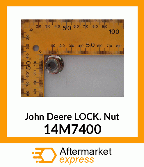 NUT, METRIC, HEX FL, SELF LOCKING 14M7400