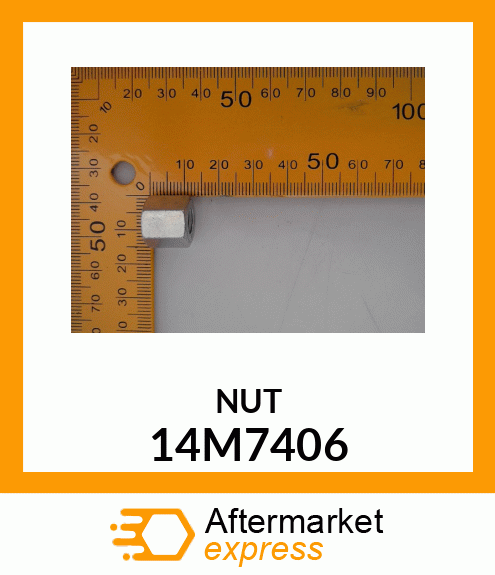 NUT, METRIC, EXTRA THICK HEX 14M7406