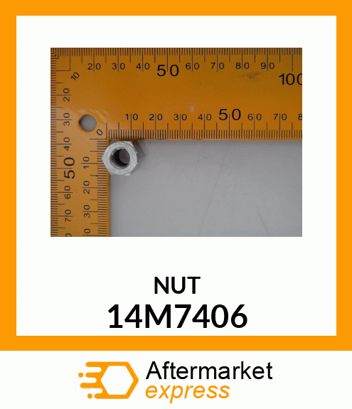 NUT, METRIC, EXTRA THICK HEX 14M7406