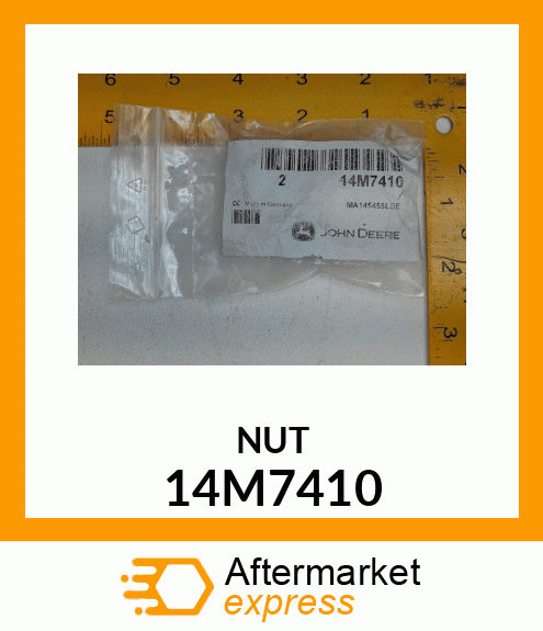 NUT, METRIC, HEX PREVAILING TORQUE 14M7410