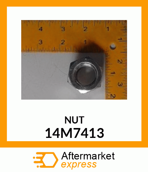 NUT, METRIC, HEX PREVAILING TORQUE 14M7413