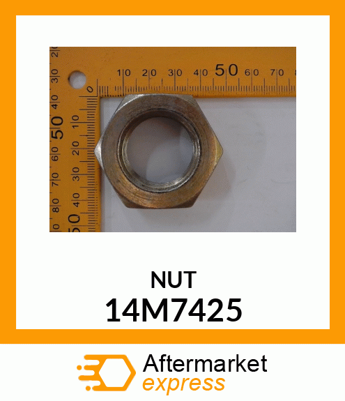 NUT, METRIC, THIN HEX 14M7425