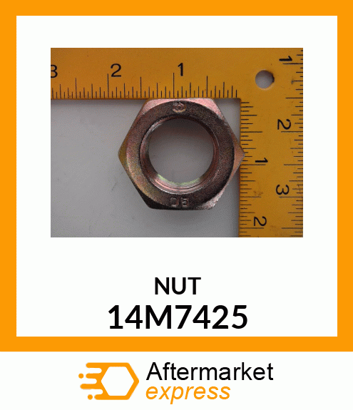 NUT, METRIC, THIN HEX 14M7425