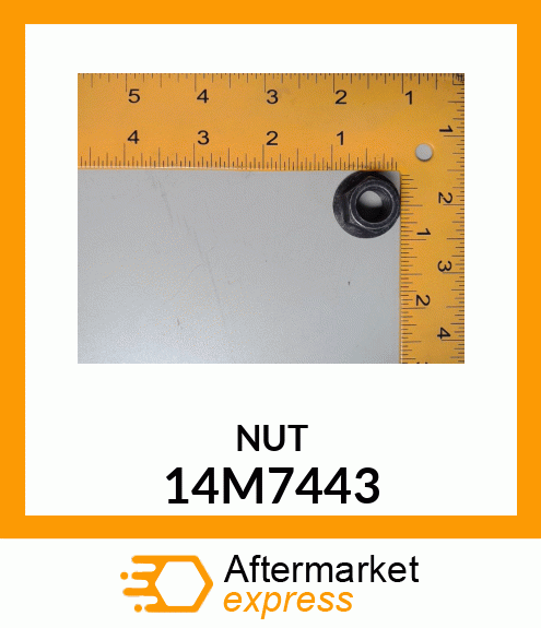 NUT, METRIC, HEX FLANGE 14M7443