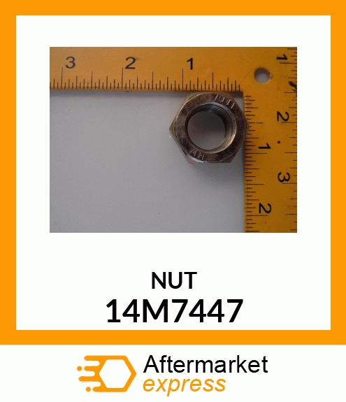 NUT, METRIC, HEX 14M7447