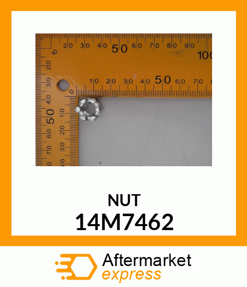 NUT, METRIC, HEX SLOTTED 14M7462