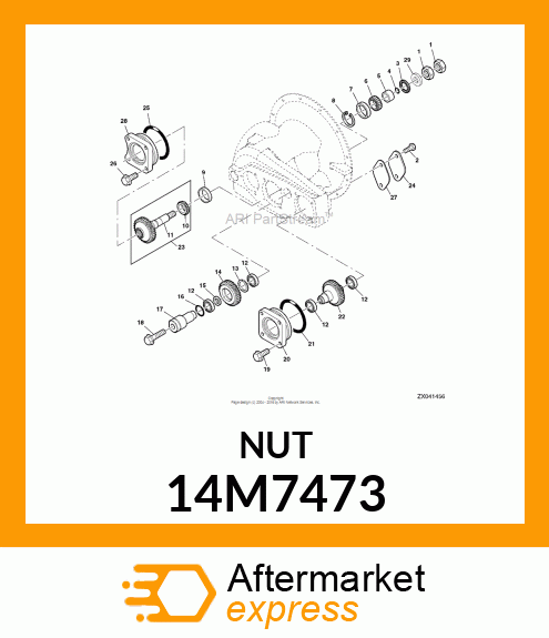 NUT, METRIC, THIN HEX 14M7473