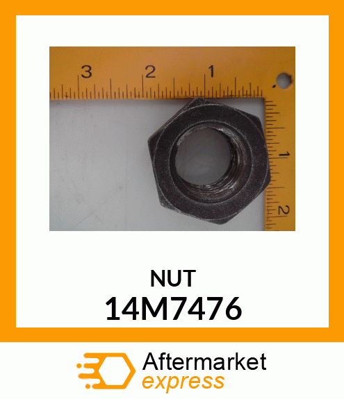 NUT, METRIC, HEX 14M7476