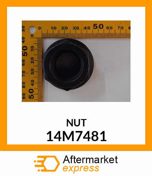 NUT, METRIC, HEX FLANGE 14M7481