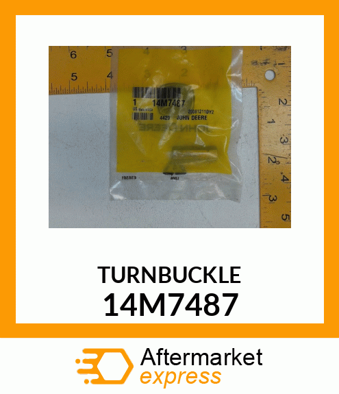 TURNBUCKLE, METRIC, HEX 14M7487