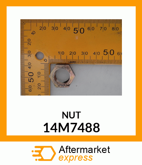 NUT, METRIC, THIN HEX 14M7488