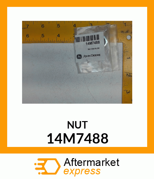 NUT, METRIC, THIN HEX 14M7488