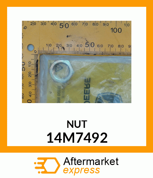 NUT, METRIC, THIN HEX 14M7492