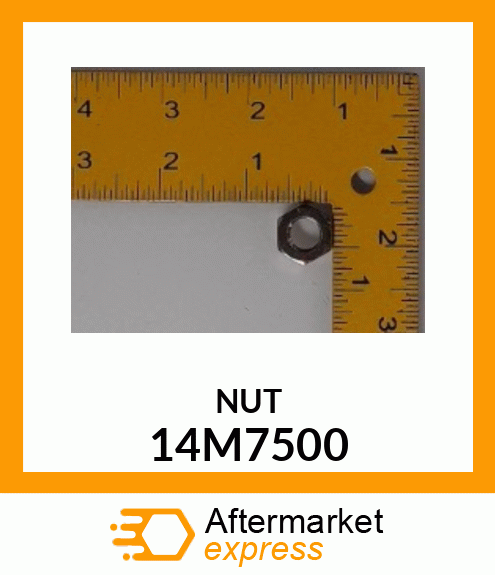 NUT, METRIC, THIN HEX 14M7500