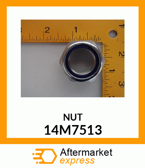 NUT, METRIC, HEX PREVAILING TORQUE 14M7513