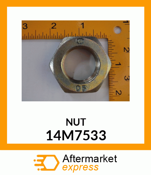 NUT, METRIC, THIN HEX 14M7533