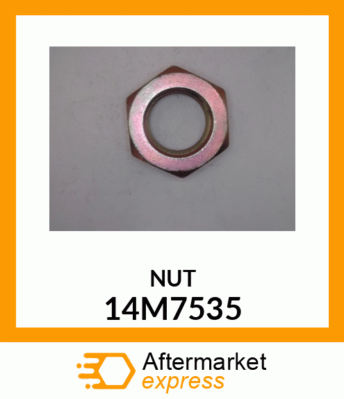 NUT, HEX THIN 14M7535