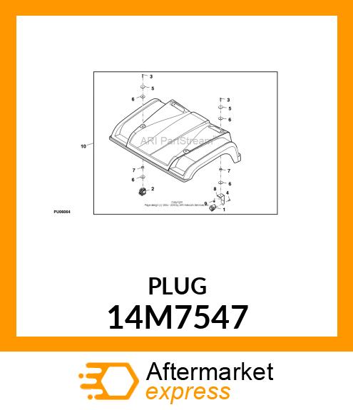 NUT, METRIC, HEX FL, SELF LOCKING 14M7547