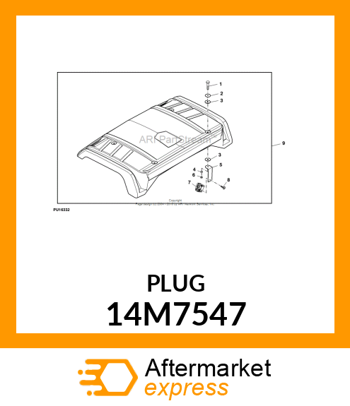 NUT, METRIC, HEX FL, SELF LOCKING 14M7547