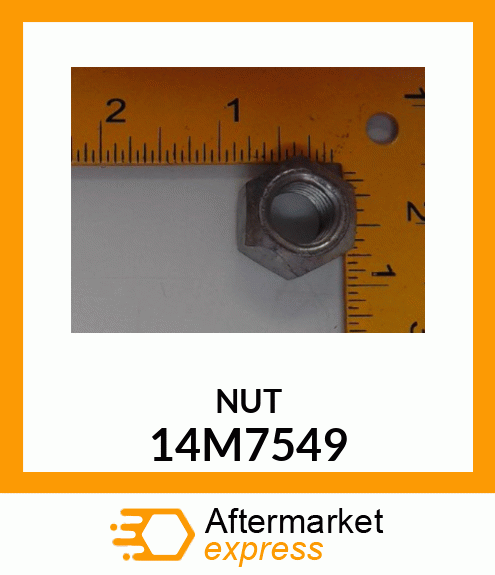 NUT, METRIC, HEX PREVAILING TORQUE 14M7549