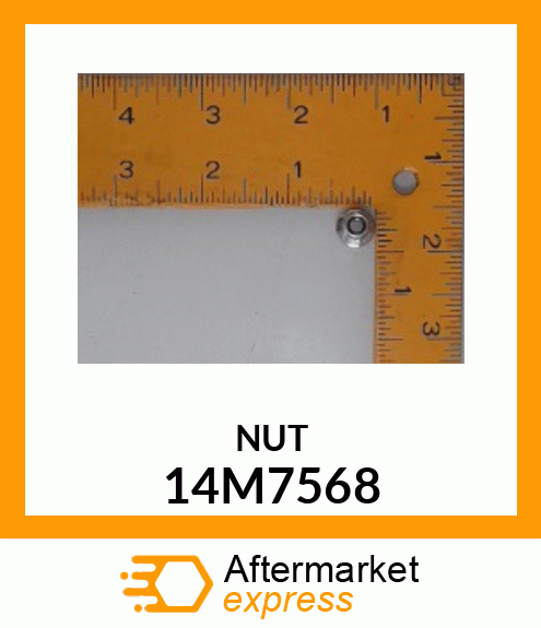 NUT, METRIC, HEX FL, SELF LOCKING 14M7568