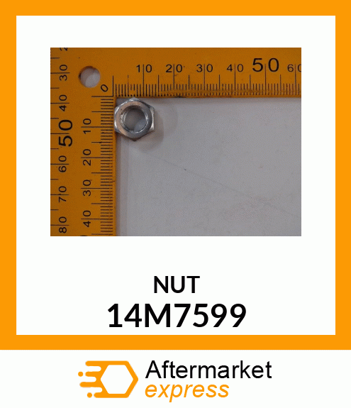 Spare part 14M7599 + NUT, METRIC, THIN HEX