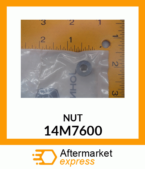 NUT, METRIC, HEX FL, SELF LOCKING 14M7600