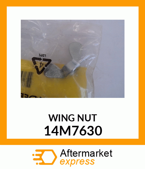 NUT, METRIC FORGED WING 14M7630