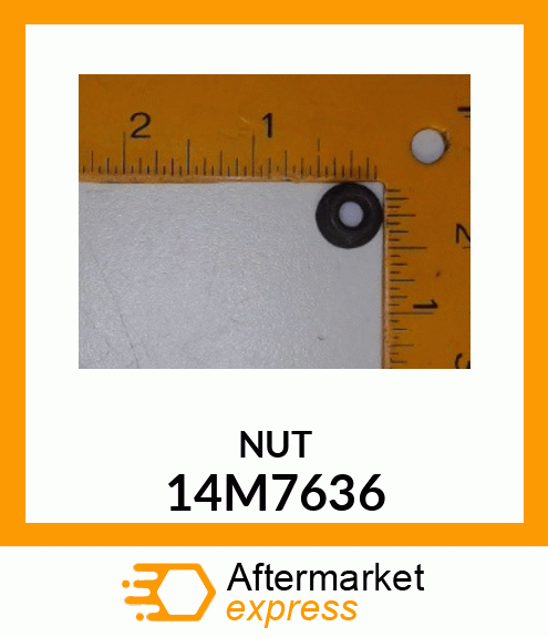 NUT, METRIC, HEX FLANGE 14M7636