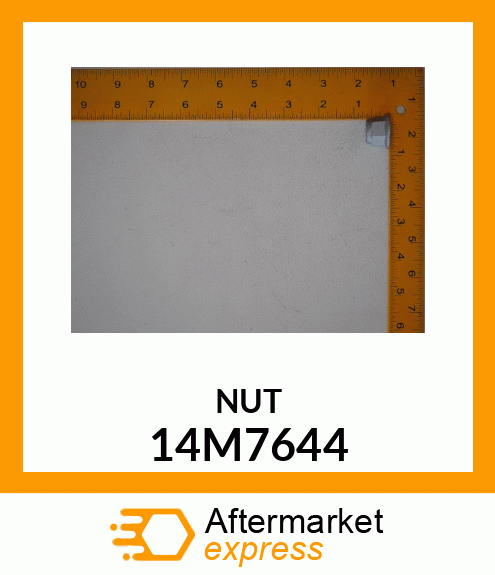 NUT, METRIC, HEX FL, SELF LOCKING 14M7644