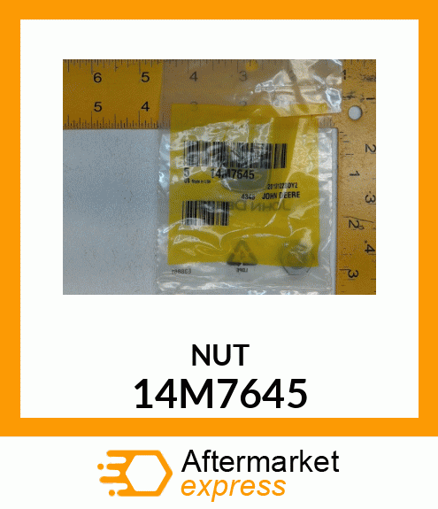 NUT, METRIC, HEX 14M7645