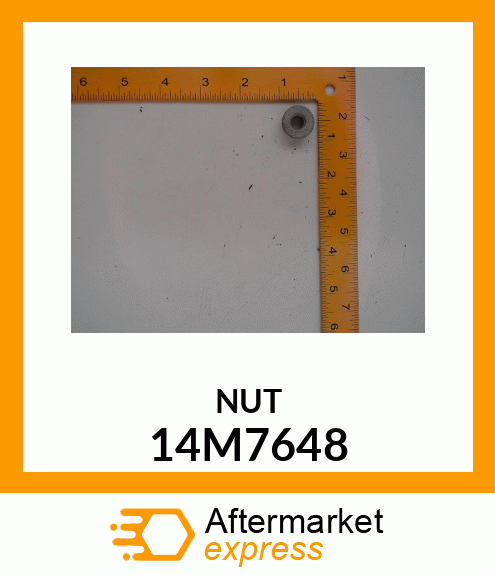 NUT, METRIC, HEX FLANGE 14M7648