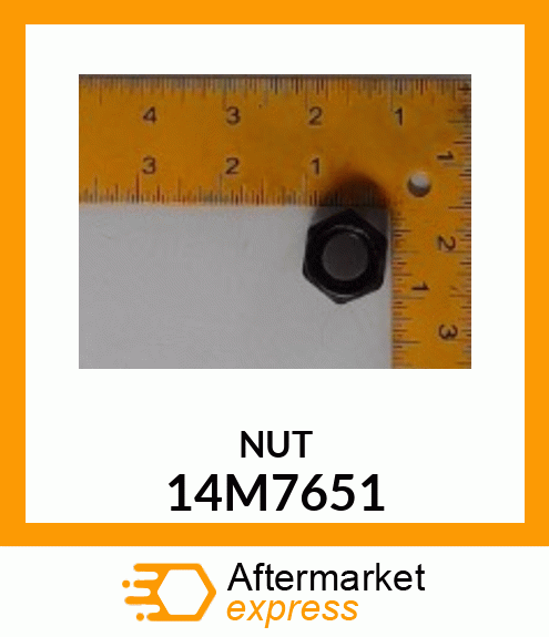 NUT, METRIC, HEX PREVAILING TORQUE 14M7651