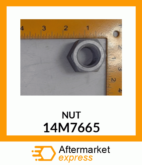 NUT, METRIC, HEX 14M7665