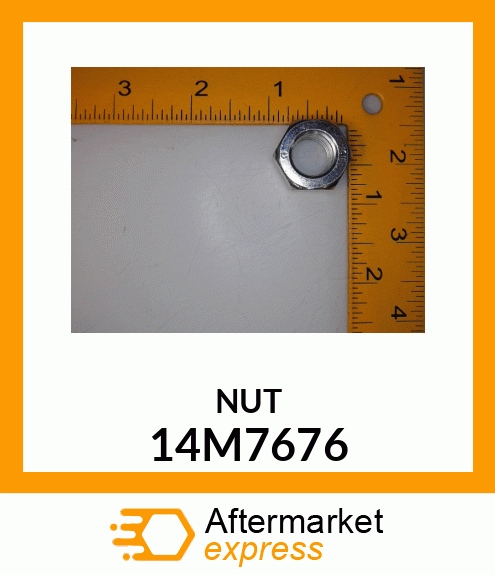 NUT, METRIC, HEX 14M7676