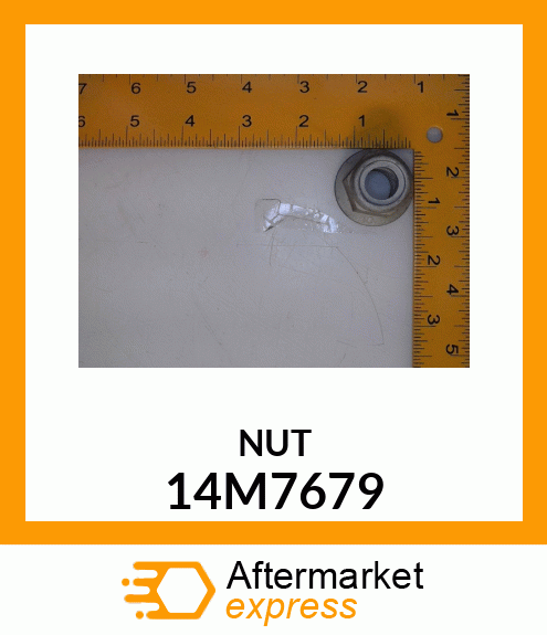 NUT, METRIC, HEX FL, SELF LOCKING 14M7679