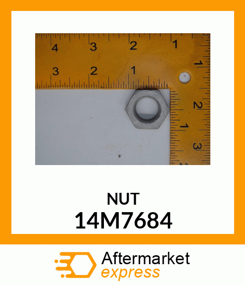 NUT, METRIC, THIN HEX 14M7684