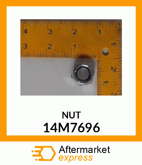 NUT, METRIC, HEX PREVAILING TORQUE 14M7696